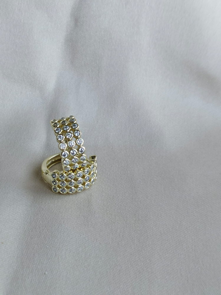 ÇELİK XP 14K KABARTMALI HALKA MODEL KÜPE