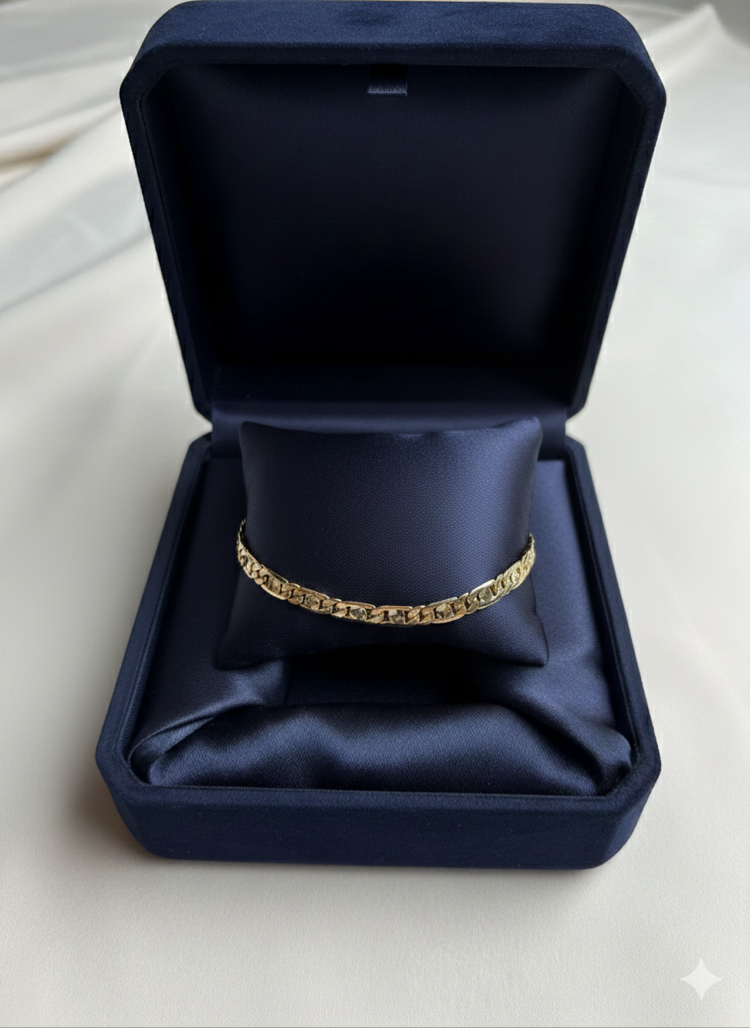 VİP SERİ 14 K FİGARO MODEL ZİNCİR BİLEKLİK