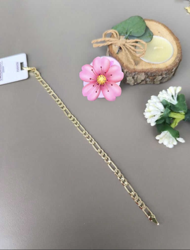 VİP SERİ 14K FİGARO MODEL BİLEKLİK