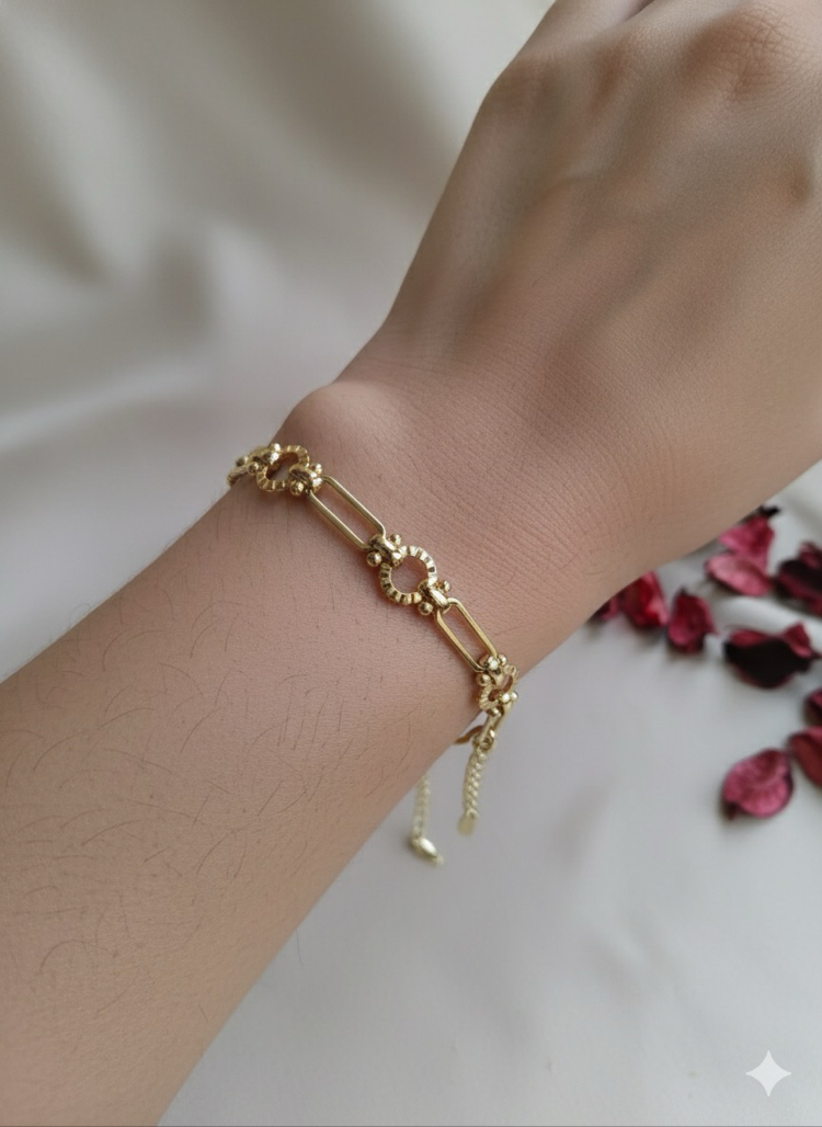 ÇELİK XUPİNG 14k HALKALI MODEL BİLEKLİK 