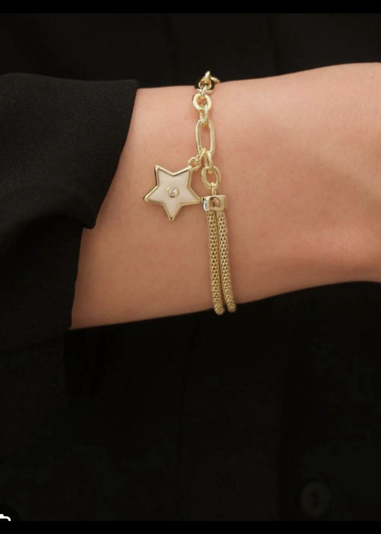 VİP SERİ 14K YILDIZLI BİLEKLİK