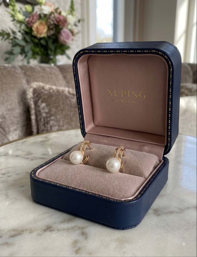 XUPİNG 18K İNCİLİ MODEL KÜPE