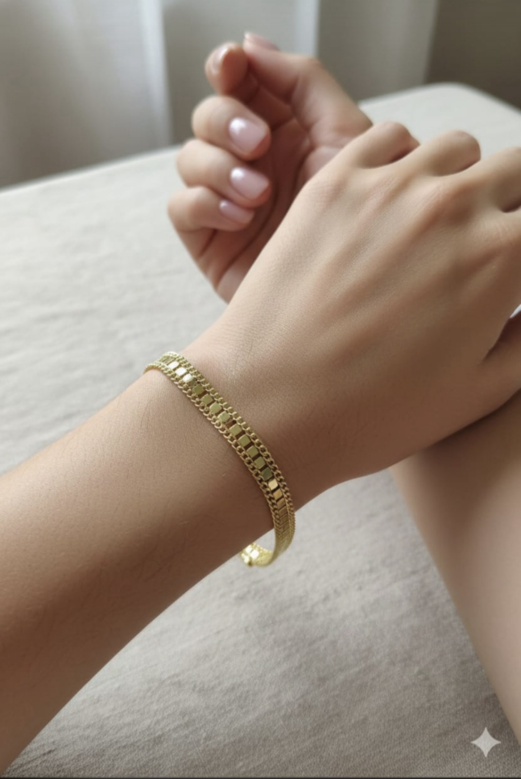 ÇELİK PULLU MODEL BİLEKLİK