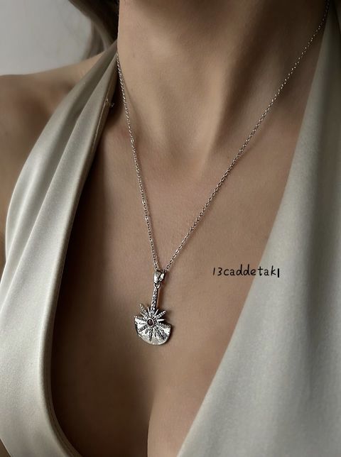 ÇELİK KUTUP YILDIZI MODEL KALKAN KOLYE