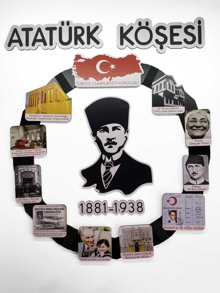 Atatürk Köşesi – Sınıf Duvar Seti (Morengoz Okul)