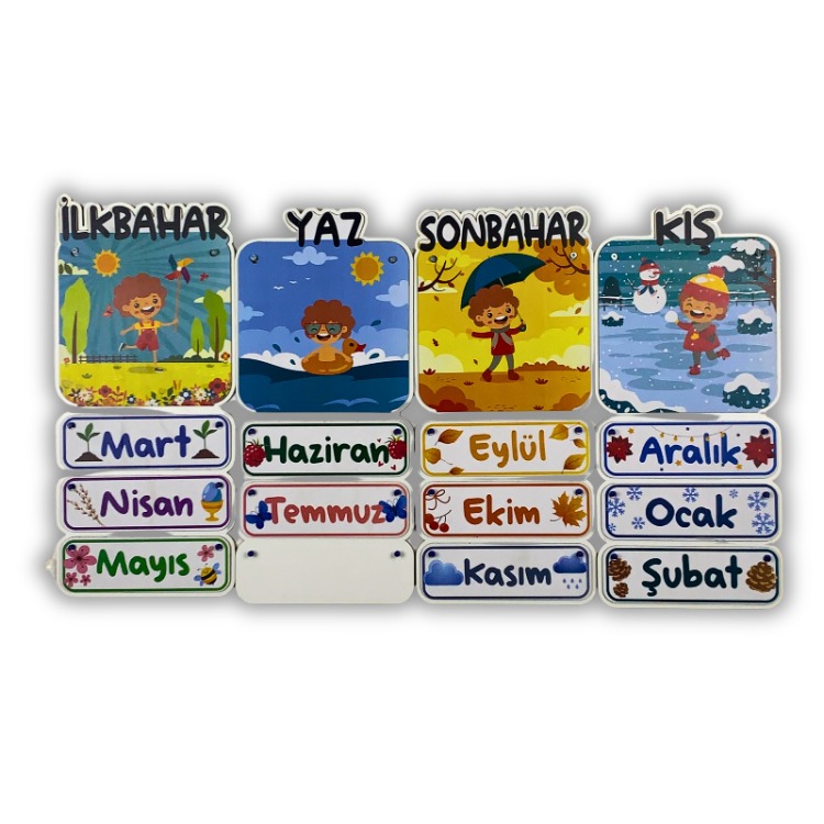 Mevsimleri ve Ayları Keşfetme Vakti!