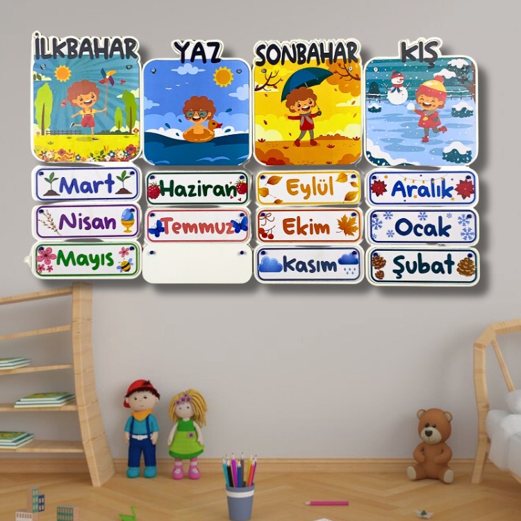 Mevsimleri ve Ayları Keşfetme Vakti!