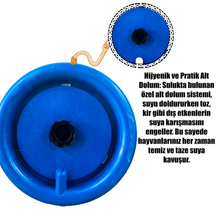 4.5 Litre Kapasiteli Alttan Dolum Otomatik Suluk - Hijyenik ve Pratik