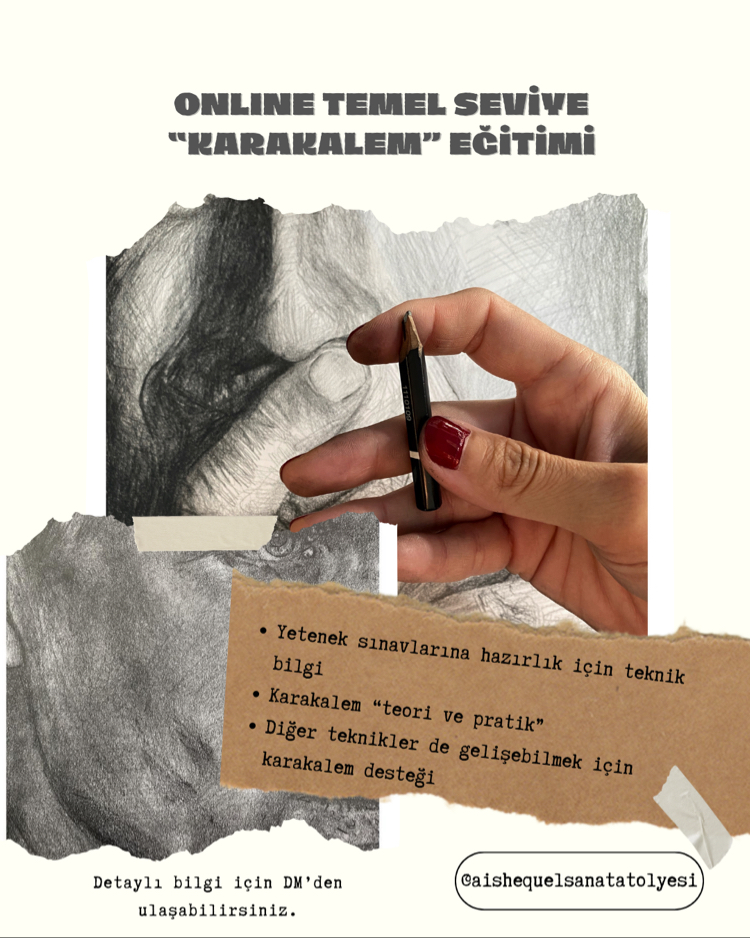 Online Karakalem Temel Seviye Eğitimi