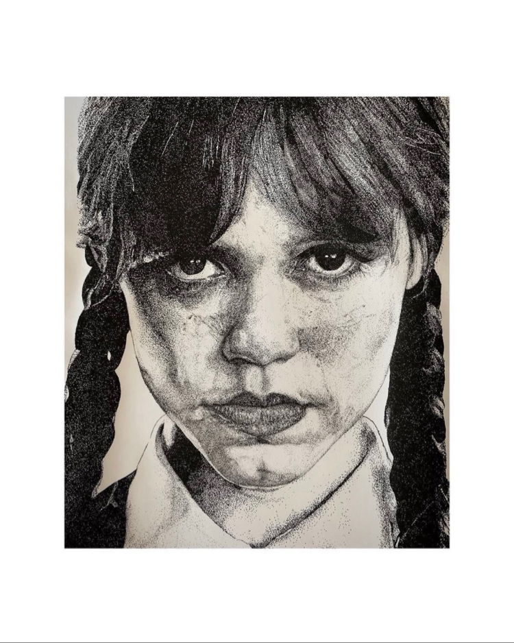 Kişiye Özel Noktalama (Stippling) Portre Çalışması