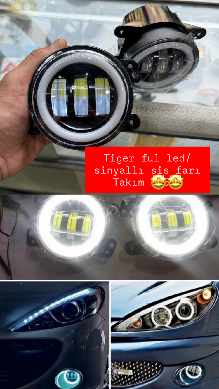 206+ ful led sinyallı sis farı