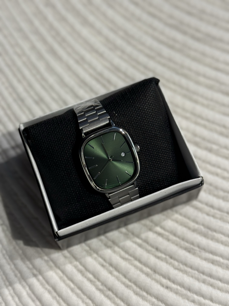 Nova - Yeşil Oval Kadran Saat 