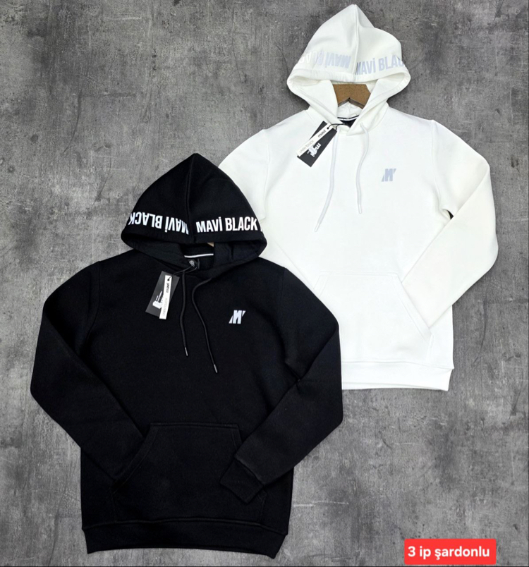 Mavi Black Kapuşonlu Sweat