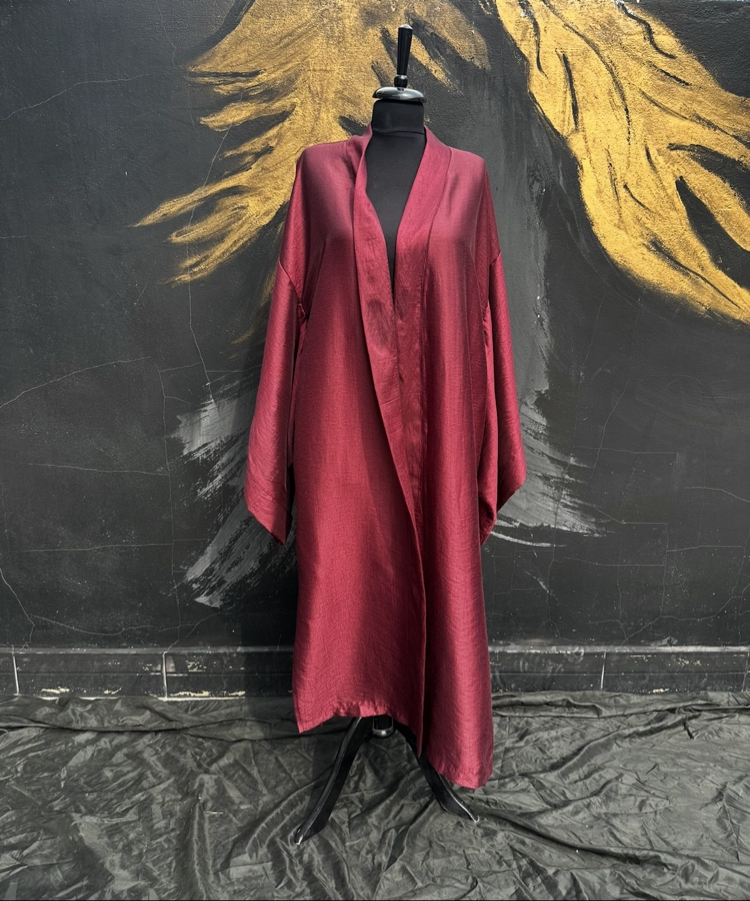 Hand-painted Zen Bonsai Kimono || SASH Collection 