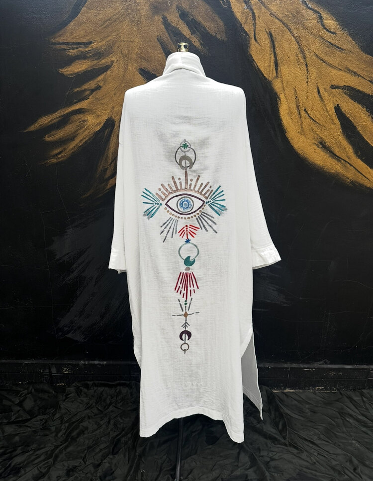 Hand-painted Raia Kimono