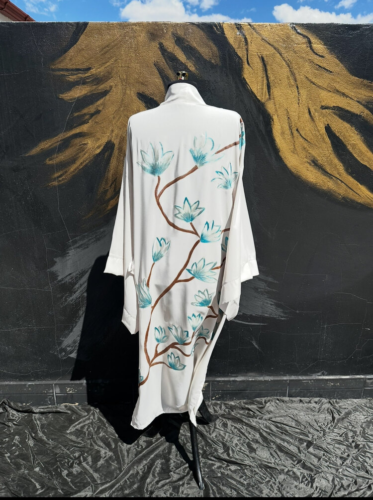 Hand-painted Lalema Kimono || SASH Collection