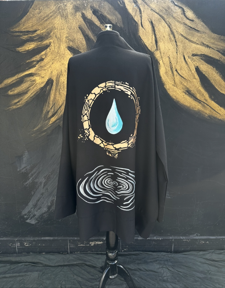 Hand-painted Elysian Kimono || Man Collection 