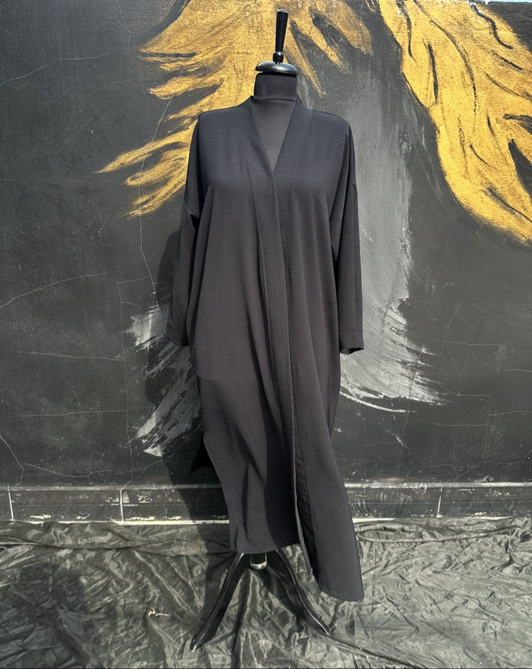 Hand-painted Noir Doré Kimono