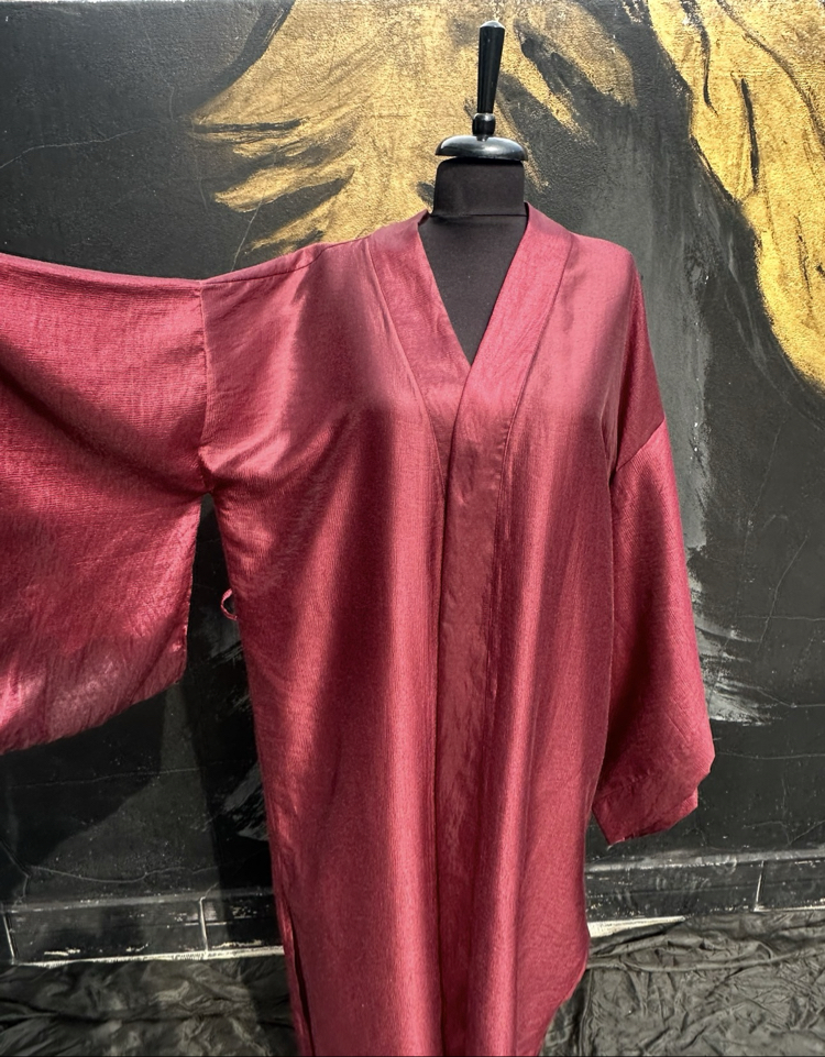 Hand-painted Zen Bonsai Kimono || SASH Collection 