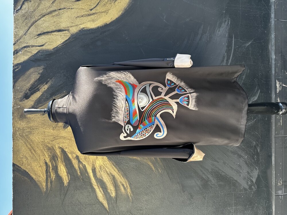 Hand-painted Athena Kimono