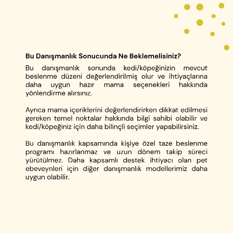 Hazır Mama Danışmanlığı