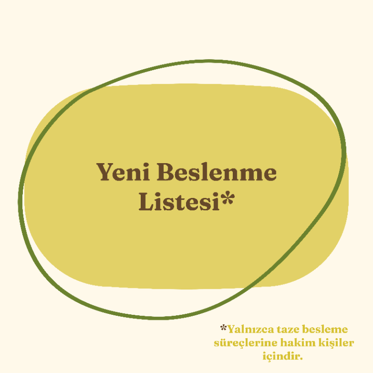 Yeni Beslenme Listesi
