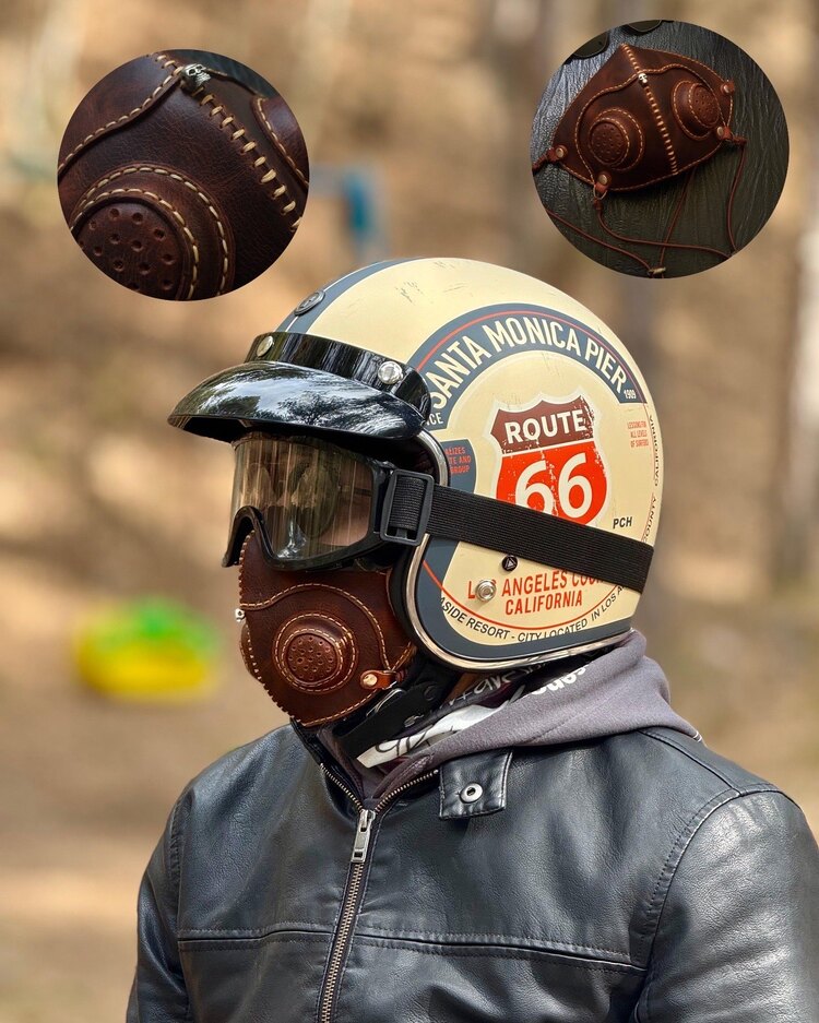 Maske (Yüksek Kalite Hakiki Deri)