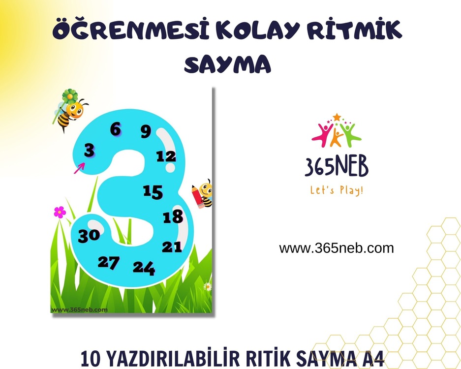 Ritmik Sayma|Matematik Etkinliği|Ritmik Sayma Alıştırması|İlkokul
