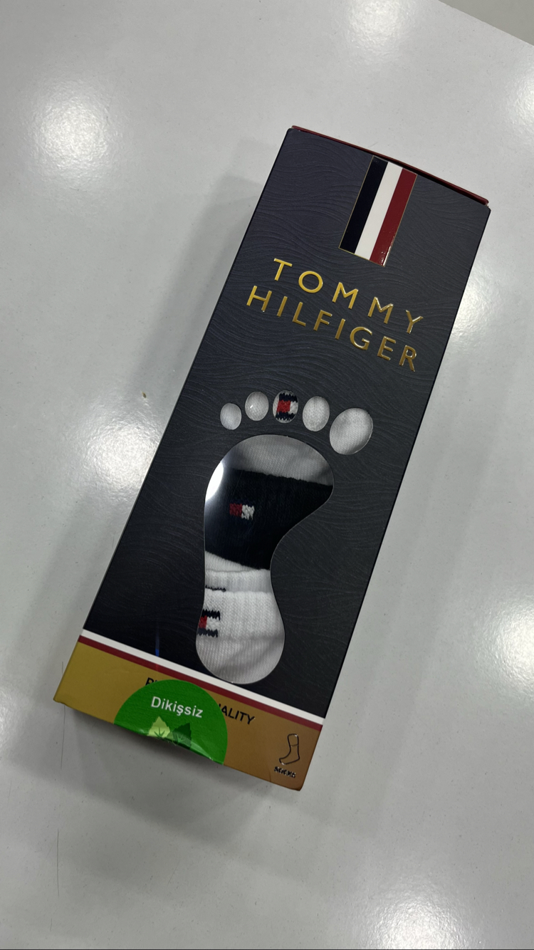 Tommy Hılfiger Premium 6’lı Dikişsiz Çorap Seti