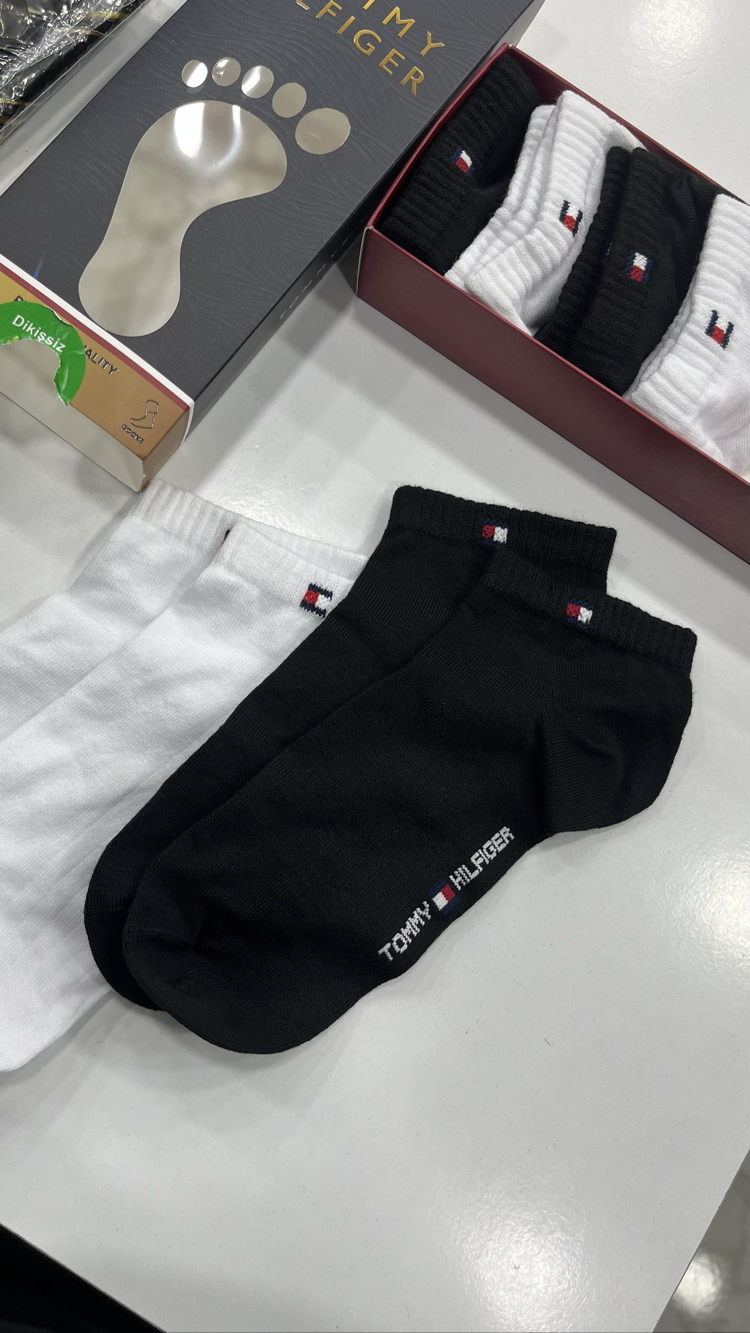 Tommy Hılfiger Premium 6’lı Dikişsiz Çorap Seti