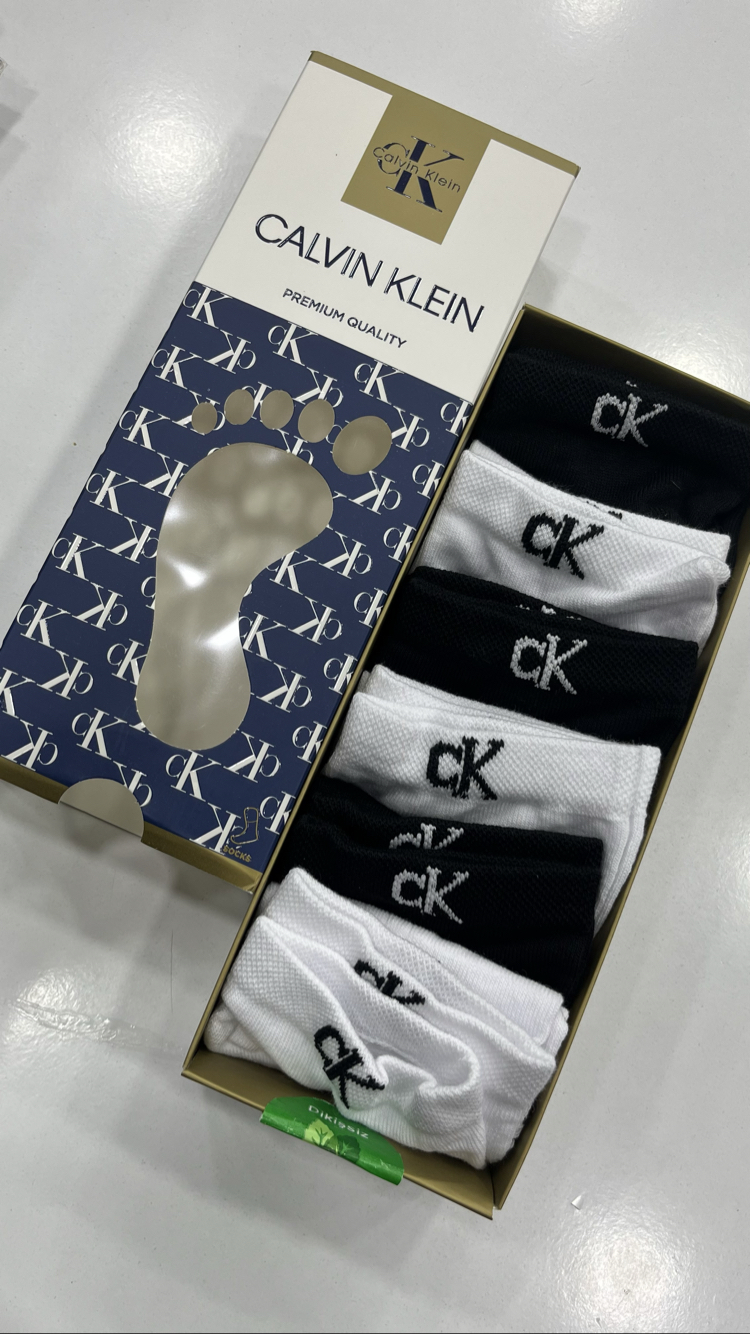 Calvin Kleın Premium 6’lı Dikişsiz Çorap Seti
