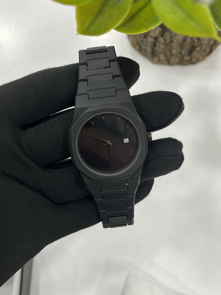 Arabic Dial - Safir Mavi Kadran Özel Seri Saat + Cüzdan Hediye 