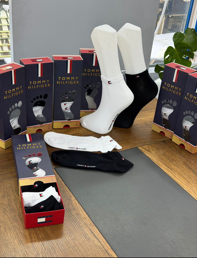 Tommy Hılfiger Premium 6’lı Dikişsiz Çorap Seti