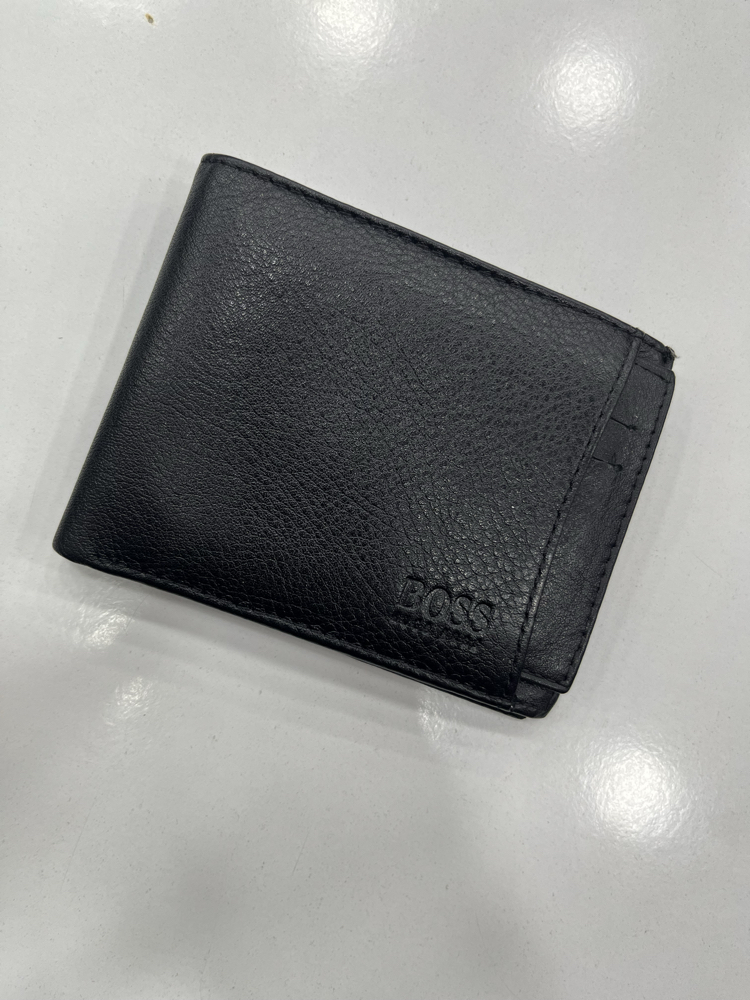Premium Hakiki Deri Cüzdan ve Kartlık Seti - Siyah