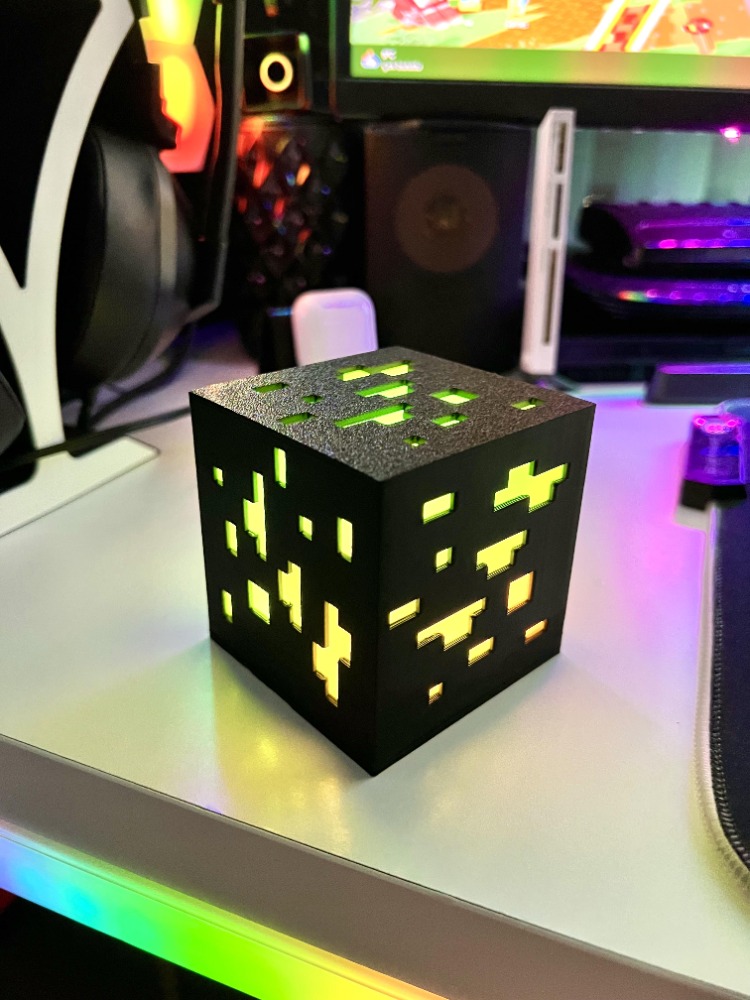 Küp Minecraft Masaüstü Aydınlatma Aksesuarı