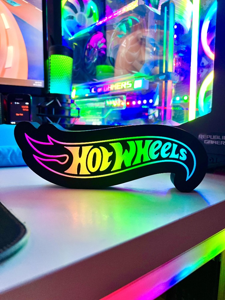 Hot Wheels Masaüstü / Duvar Aydınlatma Aksesuarı