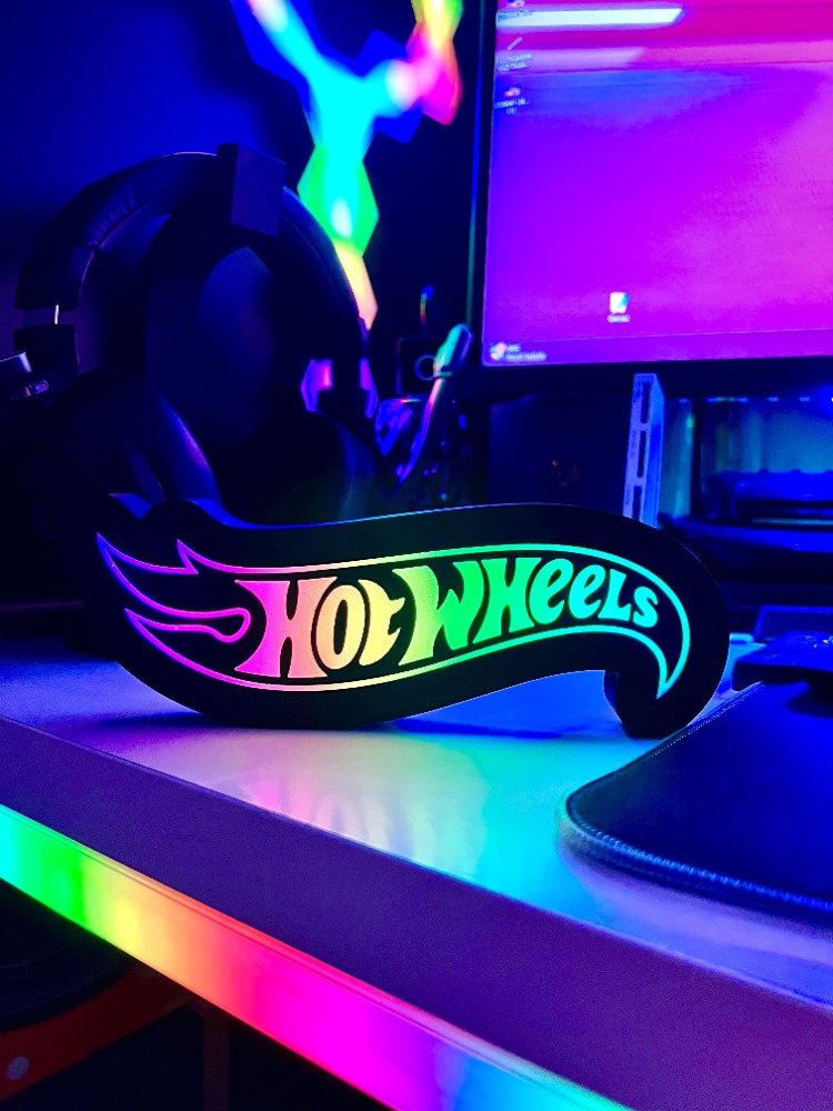 Hot Wheels Masaüstü / Duvar Aydınlatma Aksesuarı