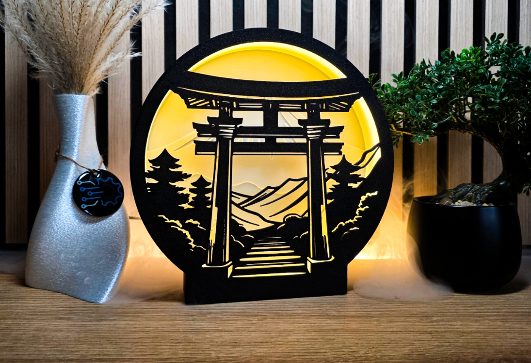 Torii Kapısı Masaüstü Aydınlatma Aksesuarı