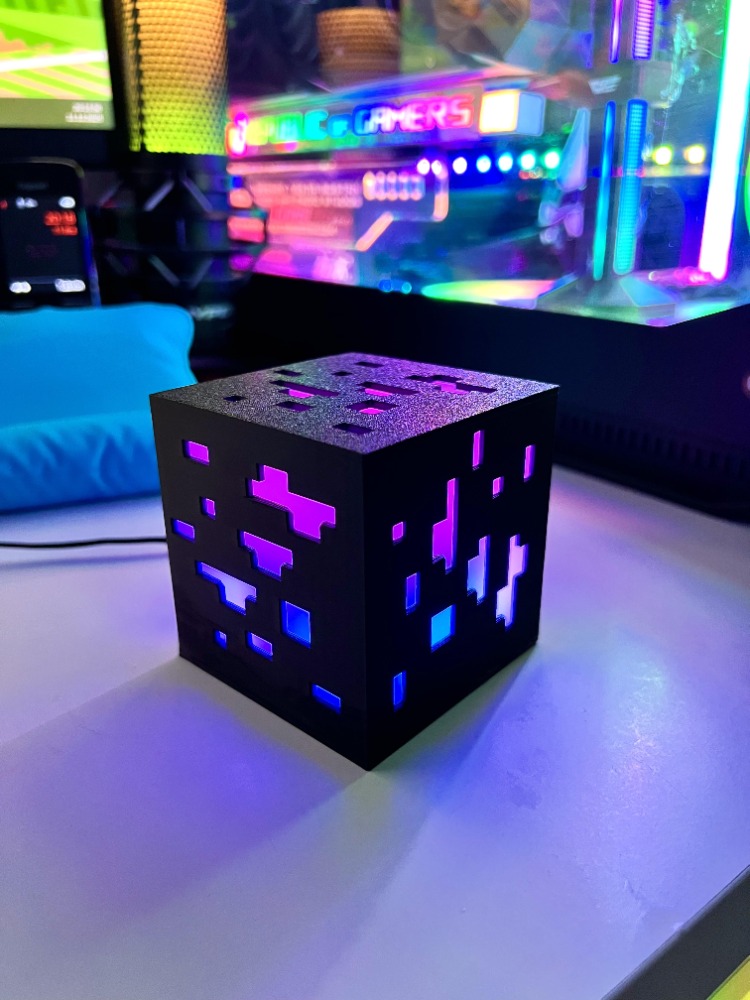 Küp Minecraft Masaüstü Aydınlatma Aksesuarı