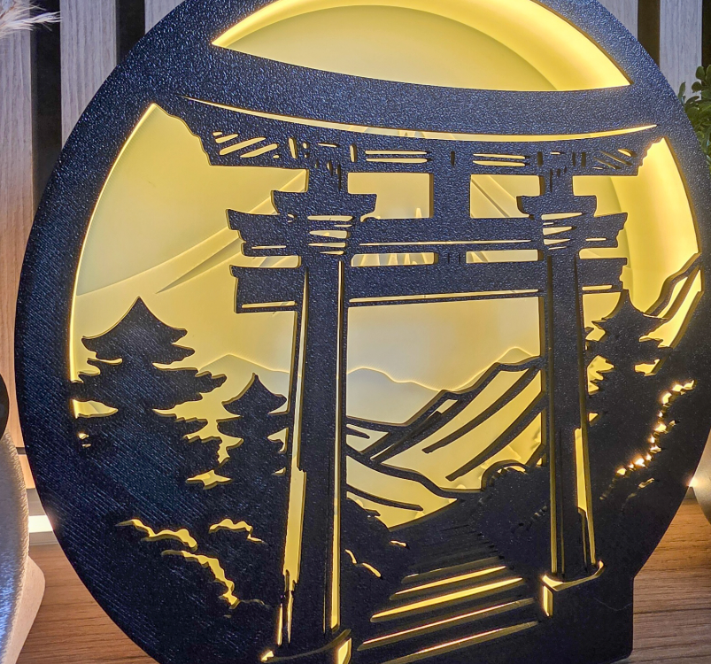 Torii Kapısı Masaüstü Aydınlatma Aksesuarı