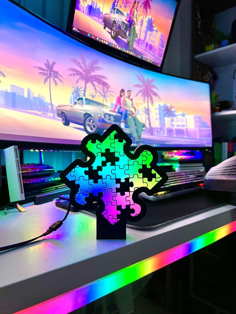 Puzzle Masaüstü Aydınlatma Aksesuarı