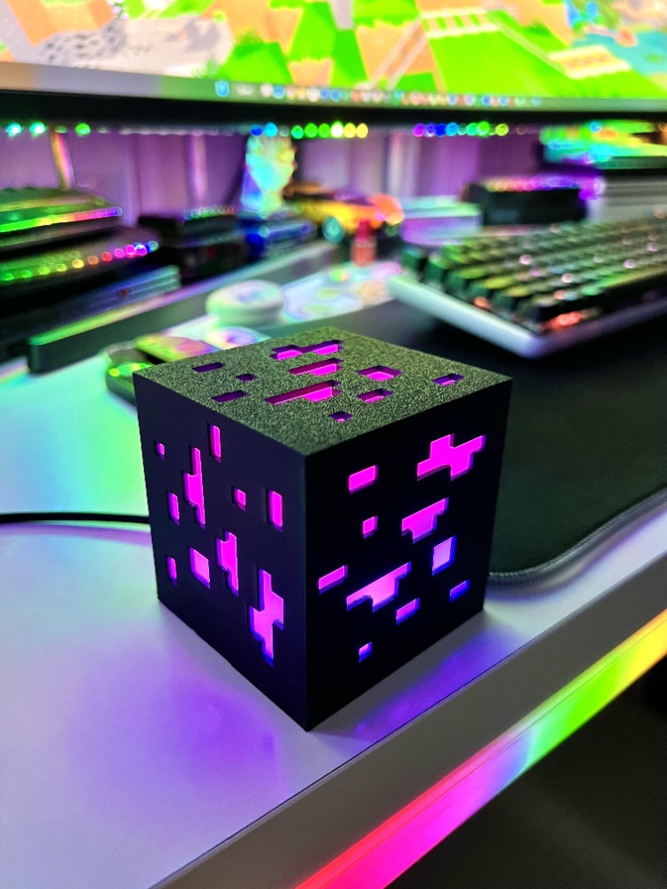 Küp Minecraft Masaüstü Aydınlatma Aksesuarı