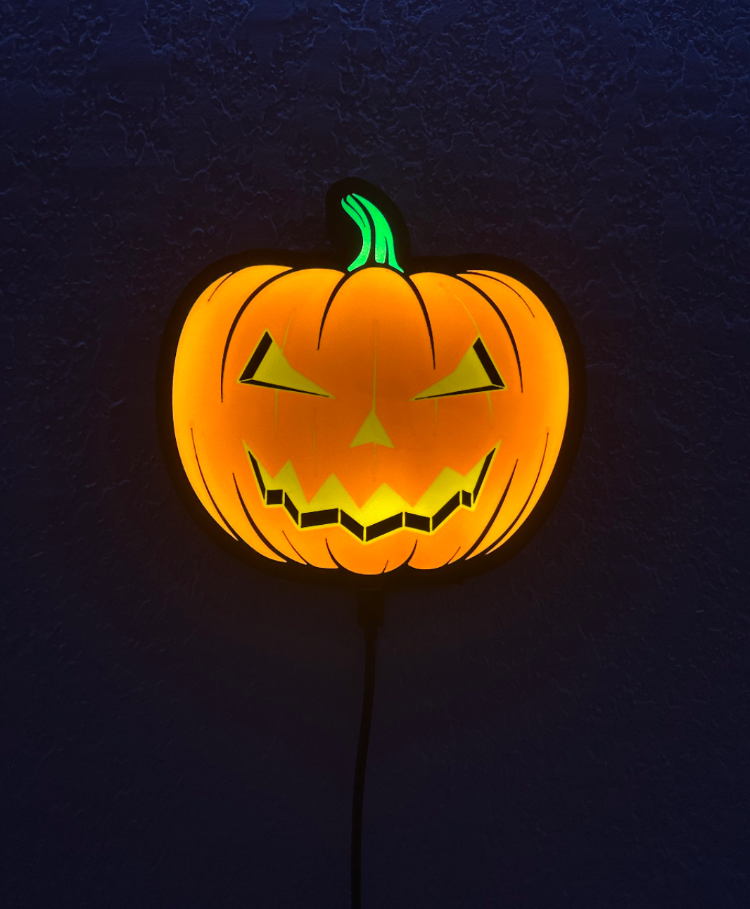 Hallowen Bal Kabağı Masaüstü / Duvar Aydınlatma Aksesuarı