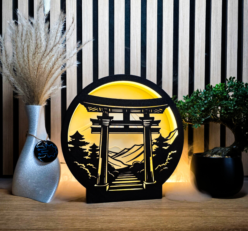 Torii Kapısı Masaüstü Aydınlatma Aksesuarı