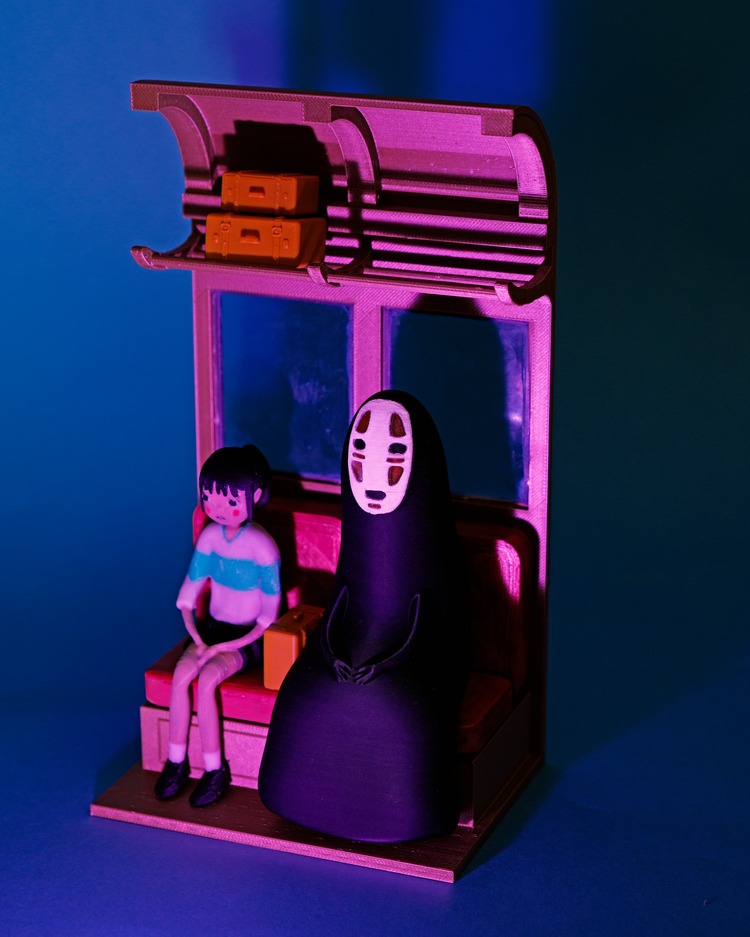 No-Face’in Tren Yolculuğu Diorama