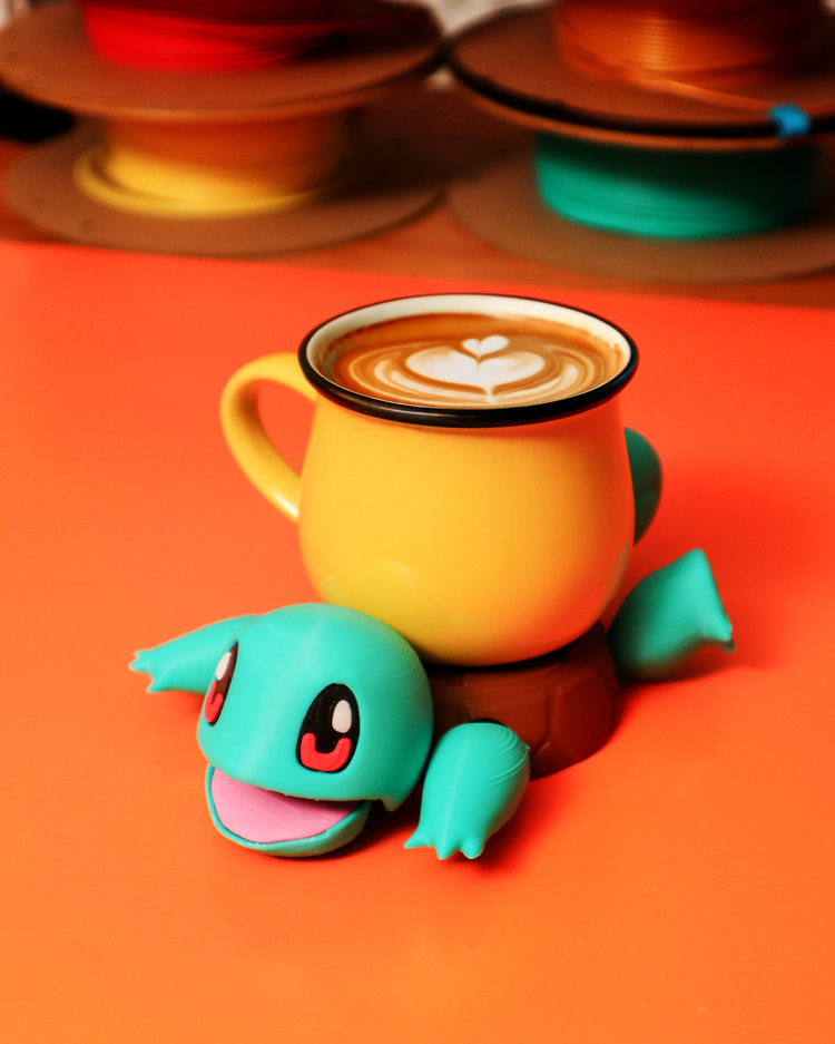Squirtle Temalı Bardak Altlığı – Eğlenceli & Dekoratif