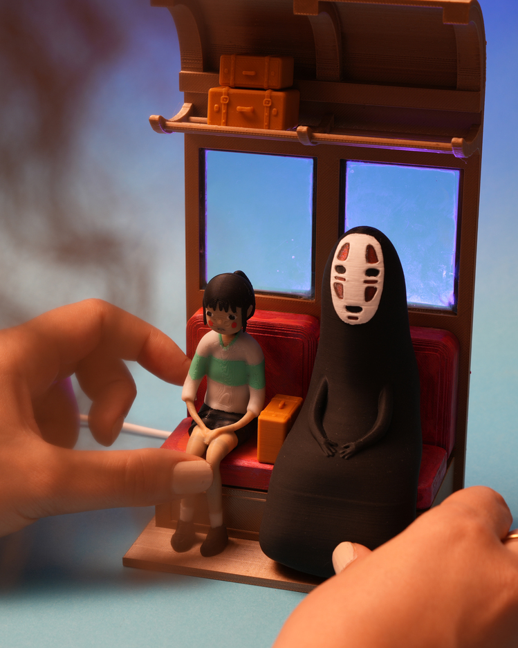 No-Face’in Tren Yolculuğu Diorama
