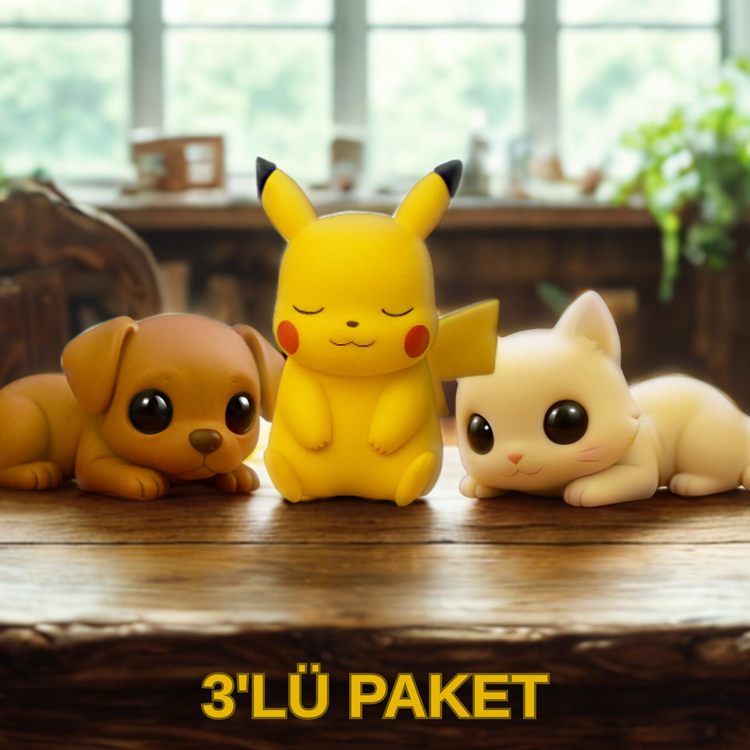 3'lü Mini fiğür paketi