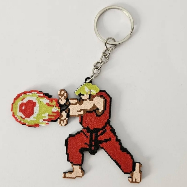Street Fighter 2 adet | Anahtarlık