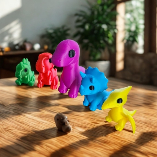 Mini Dinazorlar | Farklı Renk Seçenekleri